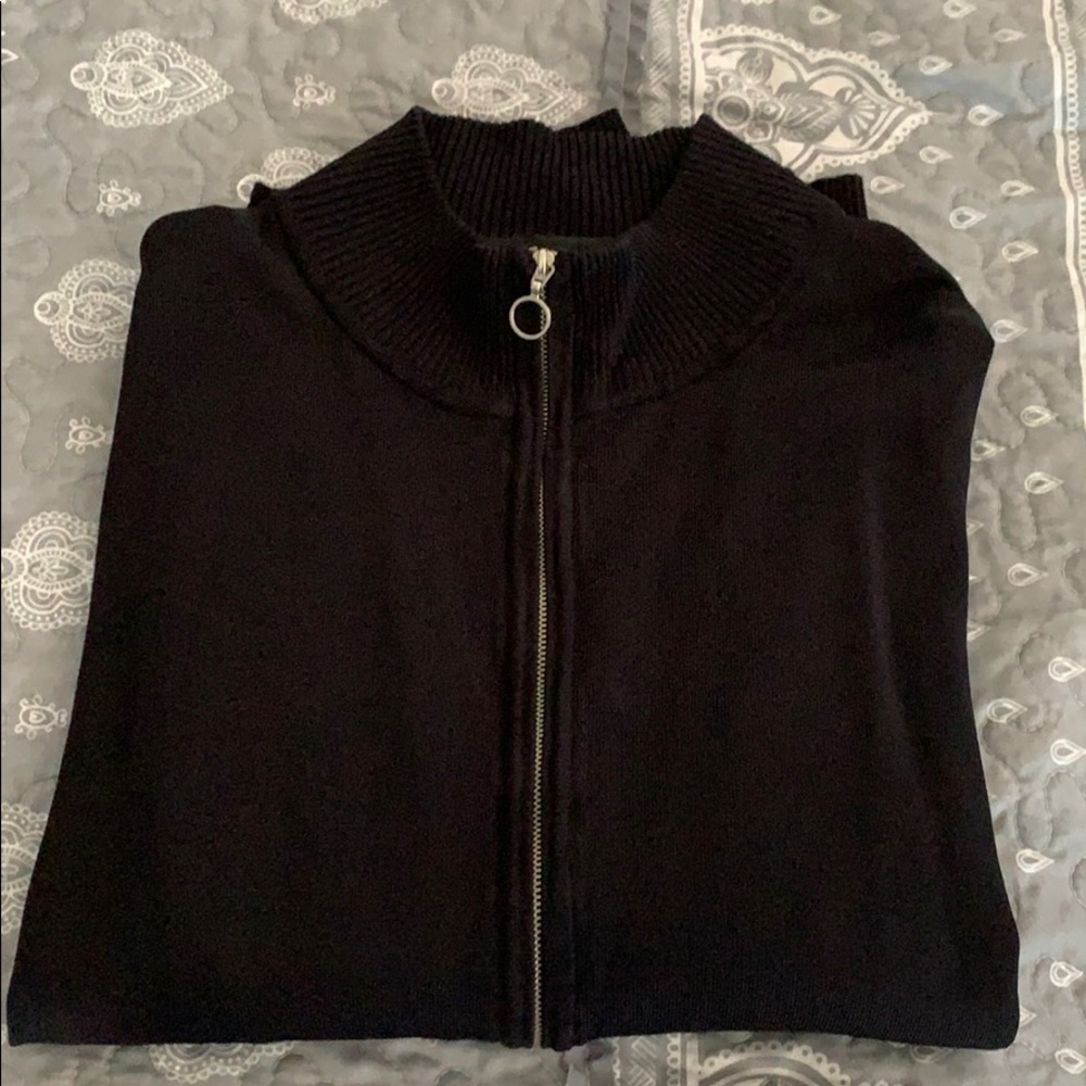 Multiplicity Double ZIP Cardigan Sweater
